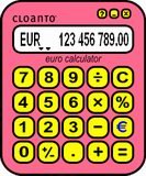 Euro Red Glass, by Cloanto